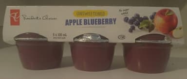 Unsweetened Apple Blueberry Apple Fruit Blend
