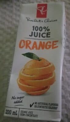 Président's choice orange