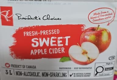 Fresh-Pressed Sweet Apple Cider