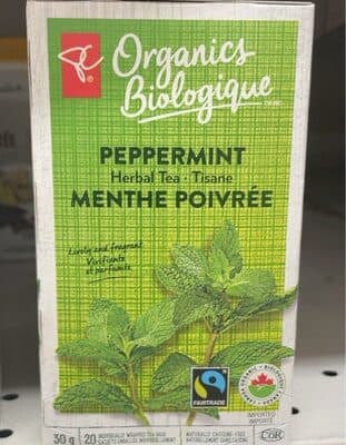 Peppermint tea