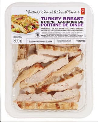 Fire-roasted fully cooked turkey breast strips
