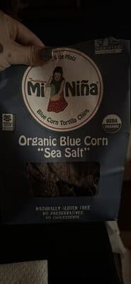 Organic Blue Corn "Sea Salt" Blue Corn Tortilla Chips