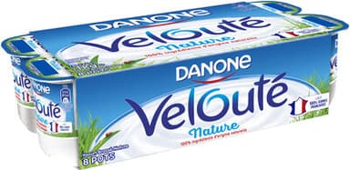 Danone veloute nature 125 g x 8