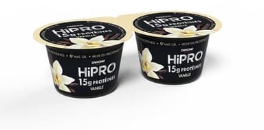 Yaourt protéiné Hipro Vanille 0%mg - 2x160g