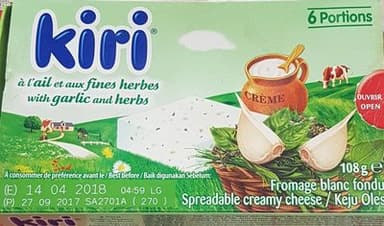 Kiri à l'ail et au fines herbes