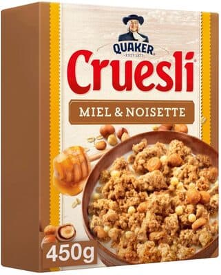 Cruesli miel et noisettes