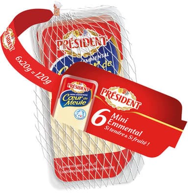 PRÉSIDENT 6 MINI EMMENTAL 6X20g