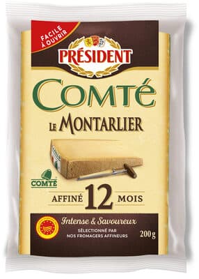 President comte le montarlier affine 12 mois 200g