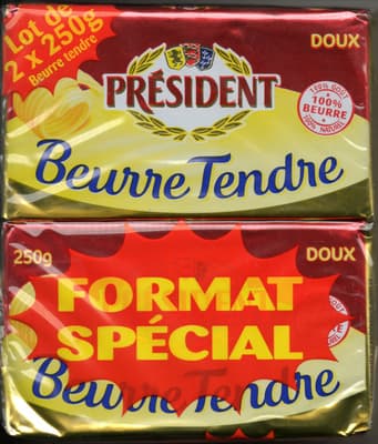 Beurre tendre (lot de 2)