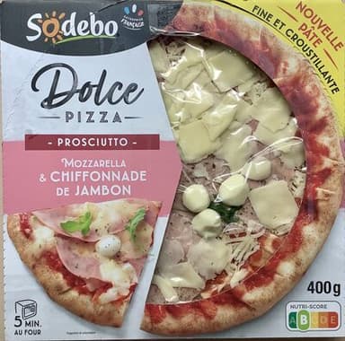 Dolce pizza prosciutto