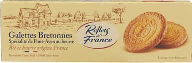 Galettes Bretonnes Spécialité de Pont-Aven au beurre