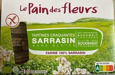 Tartines craquantes au sarrasin