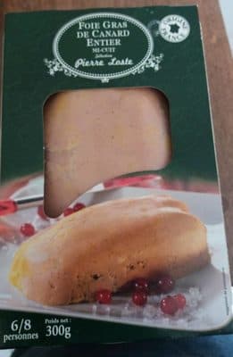 Foie gras de canard entier mi cuit