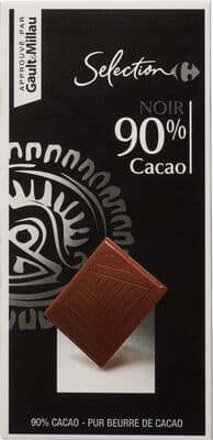 90% cacao noir