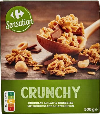 Crunchy Chocolat au lait & Noisettes