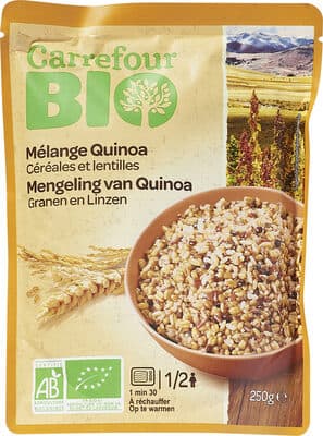 Mélange Quinoa Céréales Lentilles