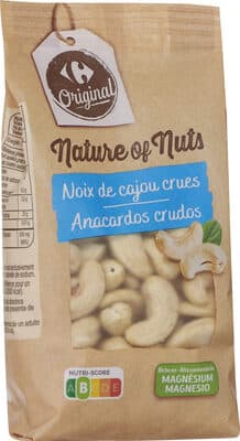 Nature of Nuts Noix de cajou sans sel ajouté