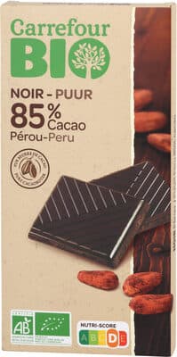 Tableta chocolate negro 85%