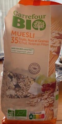 Muesli 35 fruits, noix et graines