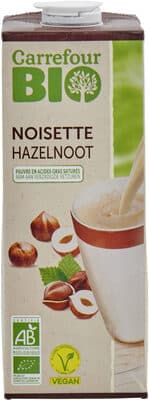NOISETTE Pauvre en acides gras saturés (encart vert)