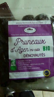 Pruneaux d Agen mi cuits denoyautes