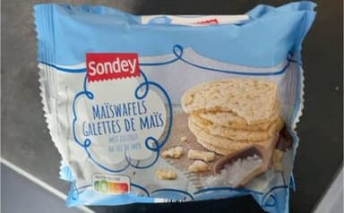 Maiswafel naturel