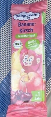 Früchteriegel Banane-Kirsch