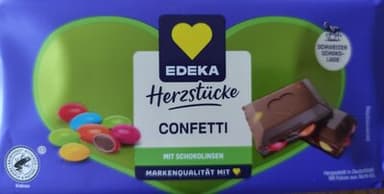 Herzstück Confetti mi Schokolinsen