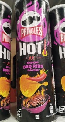 Pringles Hot Smokin’ BBQ Ribs Flavour
