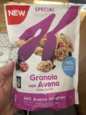 Granola con Avena Mixed Berries