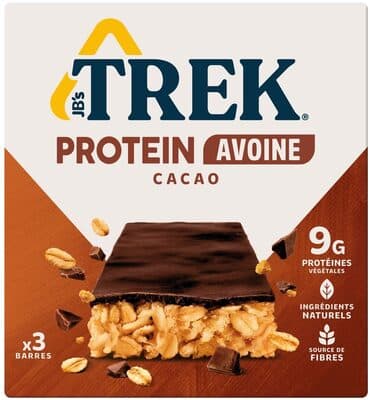 TREK PROTEIN AVOINE - Cacao - 150g (3x1p)