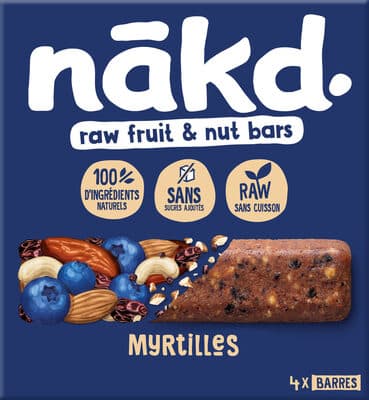 Barres de fruits secs & noix Myrtilles