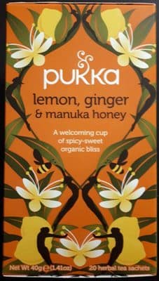 Lemon, ginger & manuka honey (20 sachets)