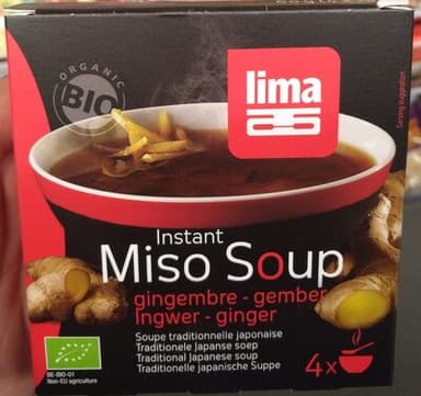 Soupe Traditionnelle Japonnaise Au Miso & Gingembre