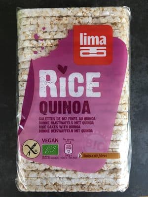 Galettes de riz fines au quinoa