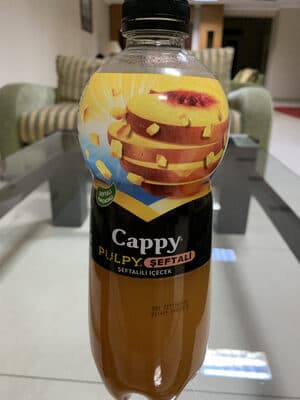 Pulpy meyve suyu şeftali