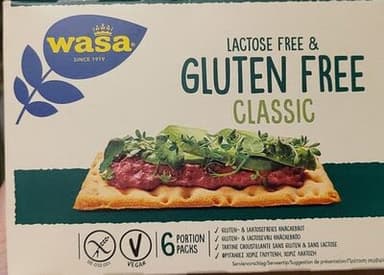 Sans gluten et sans lactose