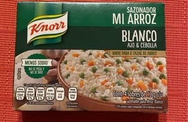 Sazonador Mi Arroz Blanco. Ajo & cebolla