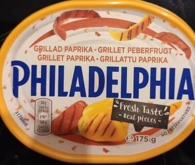 Philadelphia grillad paprika