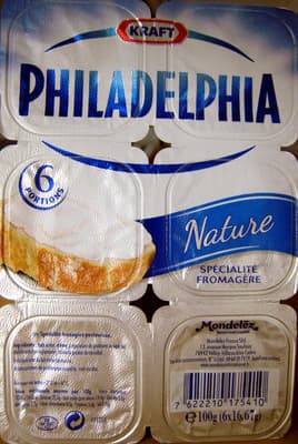 Philadelphia (6 portions) Nature (23,5% MG) - 100 g - Kraft