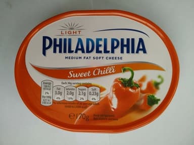 Philadelphia cream cheese-soft sweet chili light
