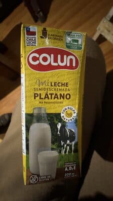 Mi LECHE SEMIDESCREMADA PLÁTANO