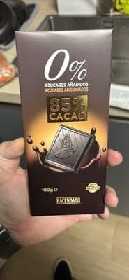 Chocolate 85% 0 Acucar