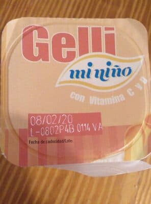 Gelatina de Naranja