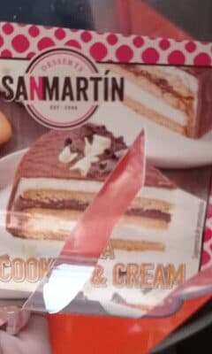 tarta Cook anda cream
