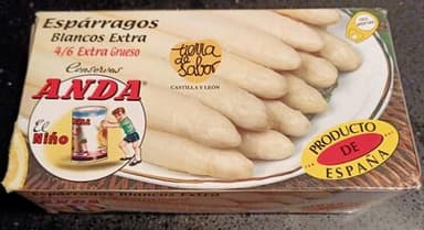 Espárragos Blancos Extra (4/6 Extra grueso)