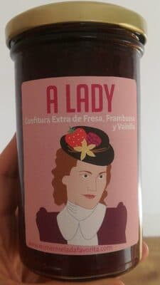 A Lady Confitura de Fresa, Frambuesa y Vainilla