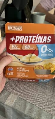 Yogur Proteínas con Mango y Maracuyá 0%
