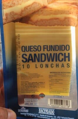 Queso fundido sandwich