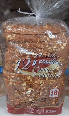 Pan de molde 12 cereales y semillas